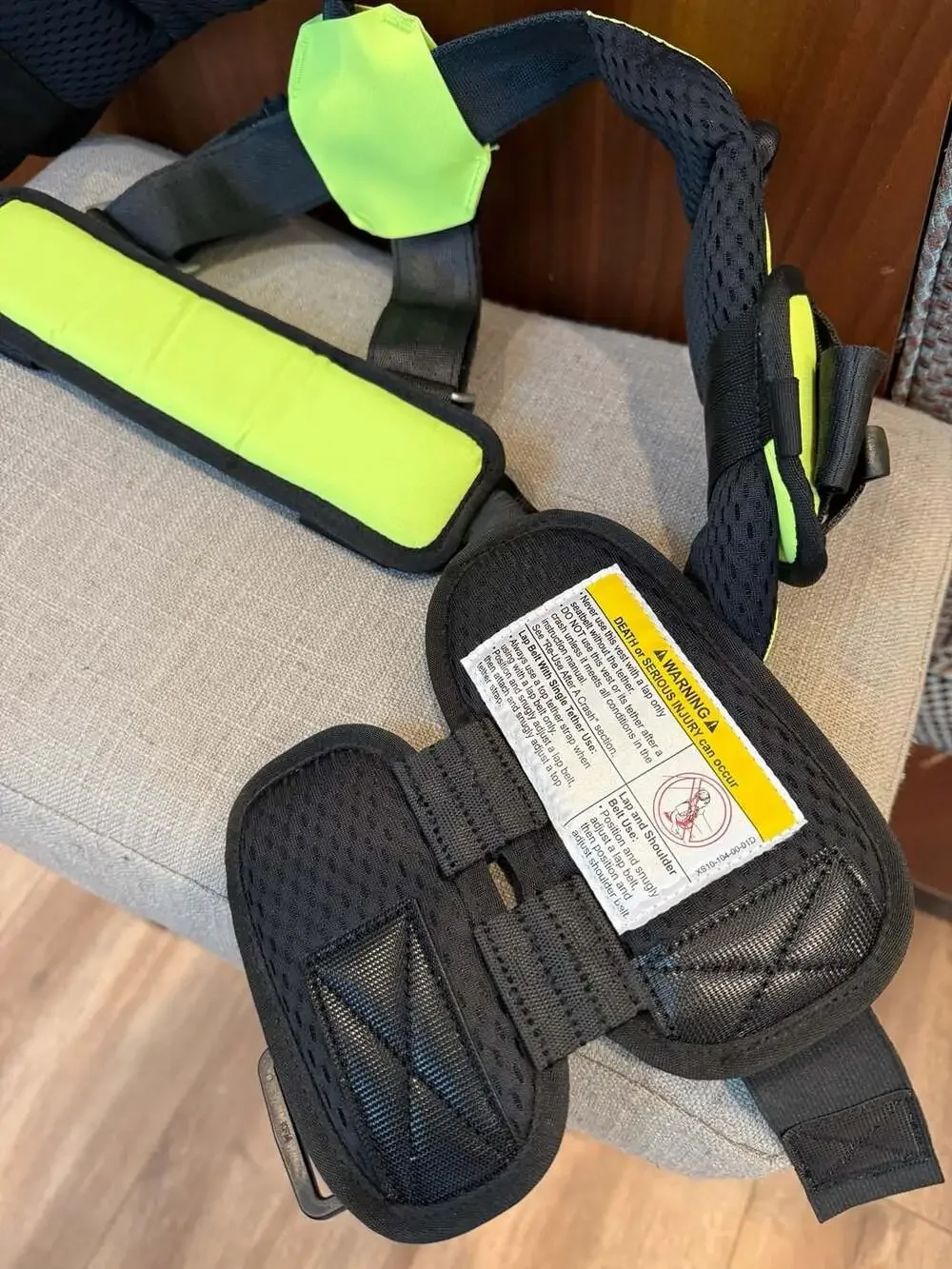 RideSafer Gen 5 Child Travel Seat Vest XS Yellow JD14001YEB